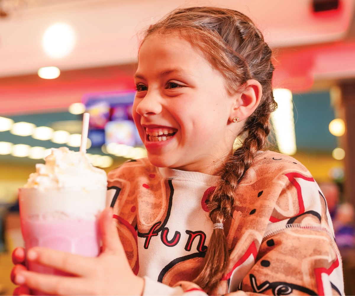 Milkshake Break at Potters Resorts Hopton-on-Sea
